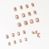 12 Sizes-24 Pcs Press On Nails JP1027
