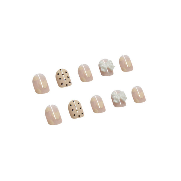 12 Sizes-24 Pcs Press On Nails Z098