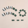 12 Sizes-24 Pcs Press On Nails F120