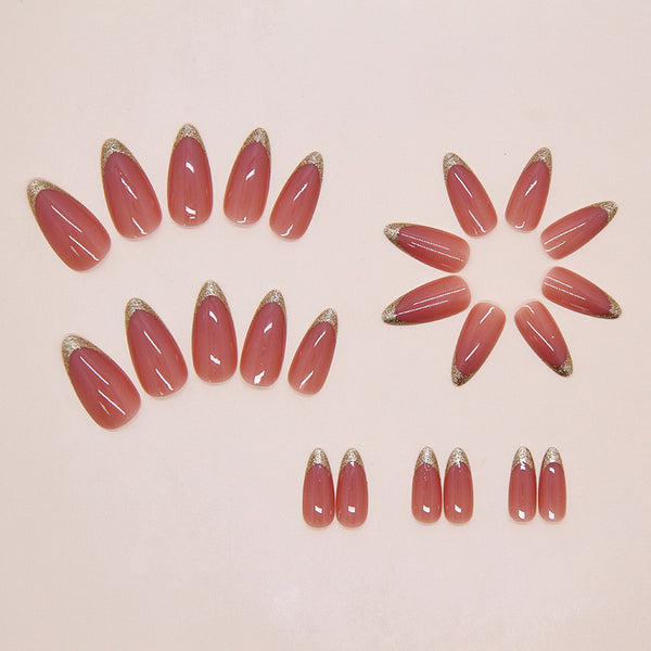12 Sizes-24 Pcs Press On Nails W2203