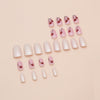 12 Sizes-24 Pcs Press On Nails W1712