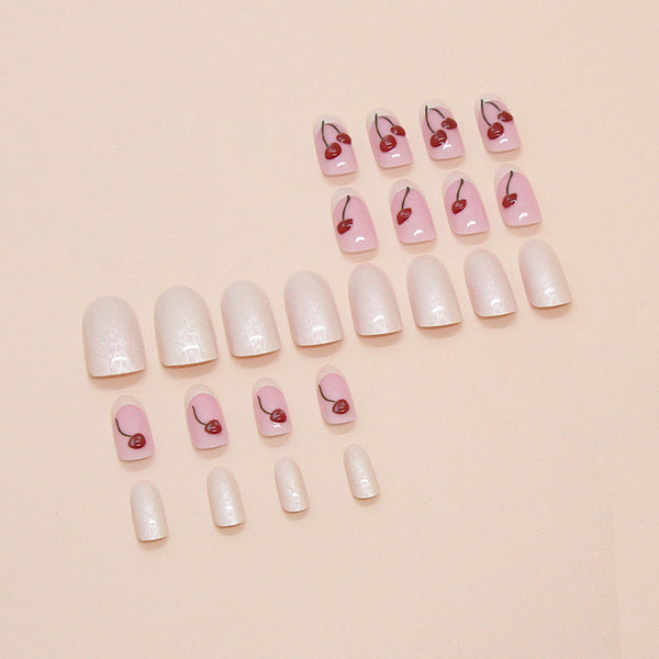 12 Sizes-24 Pcs Press On Nails W1712
