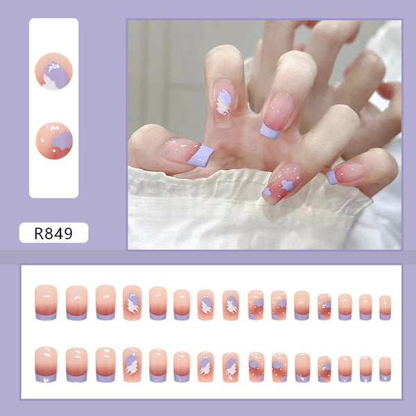 30 Pcs Press On Nails R849