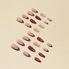 12 Sizes-24 Pcs Press On Nails Y011