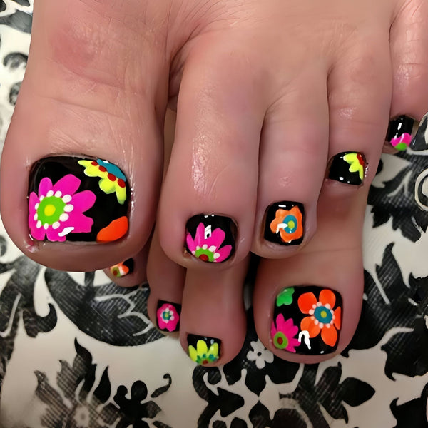 12 Sizes-24 Pcs Press On Nails Y1099