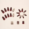12 Sizes-24 Pcs Press On Nails W441