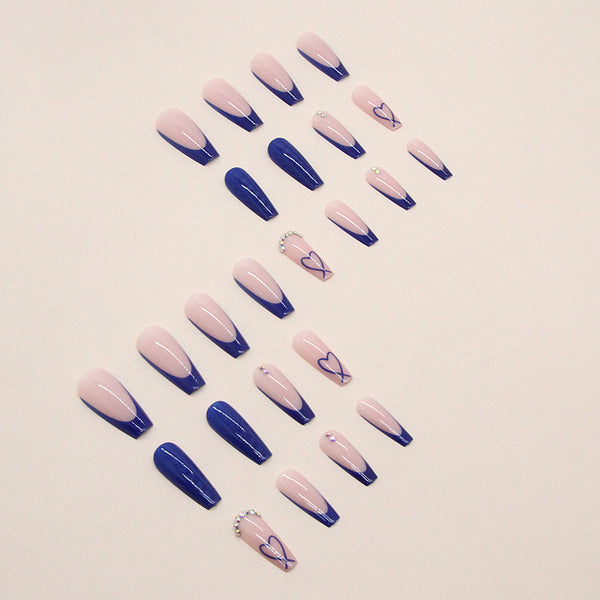 12 Sizes-24 Pcs Press On Nails Z719