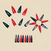 12 Sizes-24 Pcs Press On Nails Y1497