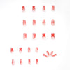 12 Sizes-24 Pcs Press On Nails JP1194