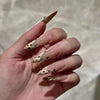 12 Sizes-24 Pcs Press On Nails W1637
