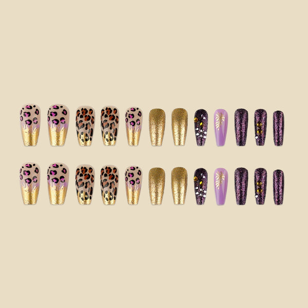 12 Sizes-24 Pcs Press On Nails y2096-z-24