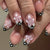12 Sizes-24 Pcs Press On Nails JP4214