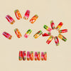 12 Sizes-24 Pcs Press On Nails Y1721