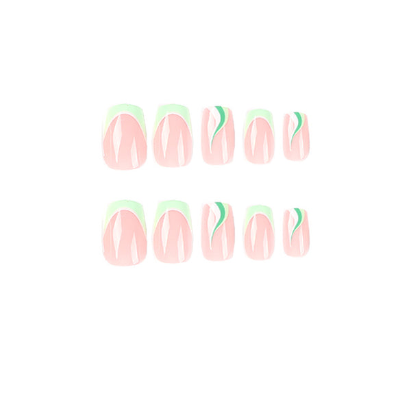 12 Sizes-24 Pcs Press On Nails JP2534