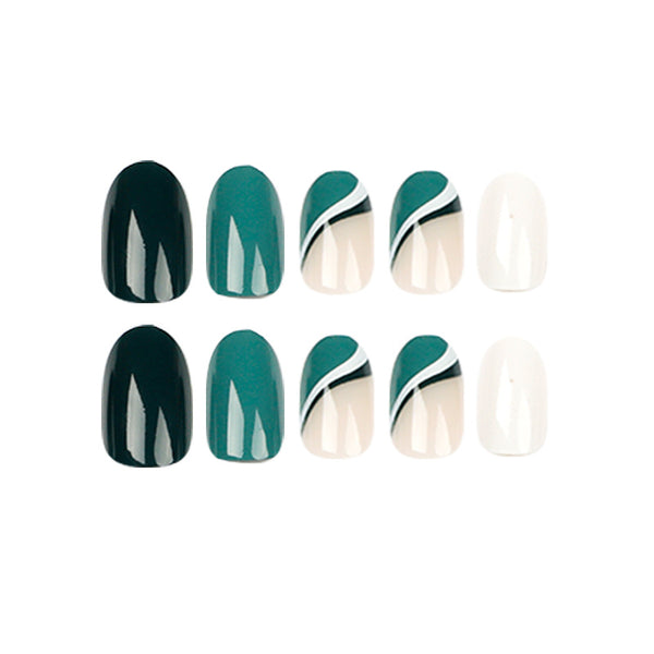 12 Sizes-24 Pcs Press On Nails JP1572