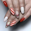 12 Sizes-24 Pcs Press On Nails Y277