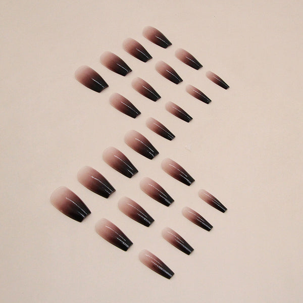 12 Sizes-24 Pcs Press On Nails R829