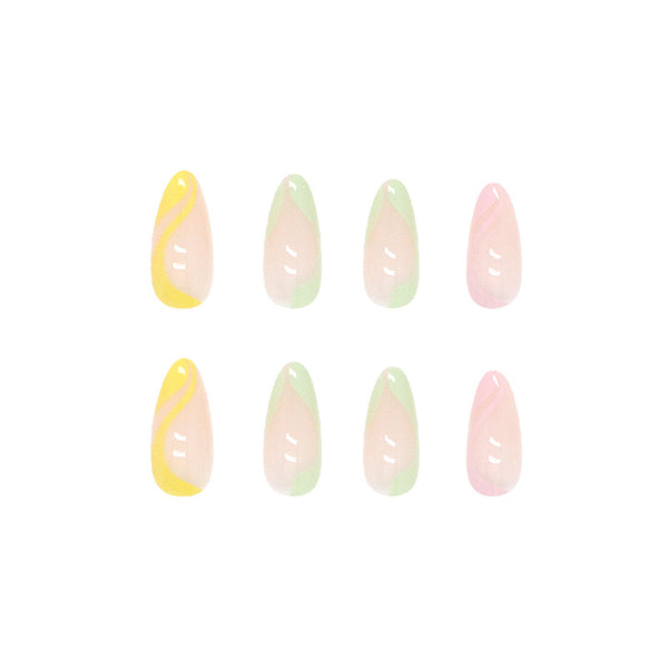 12 Sizes-24 Pcs Press On Nails W139