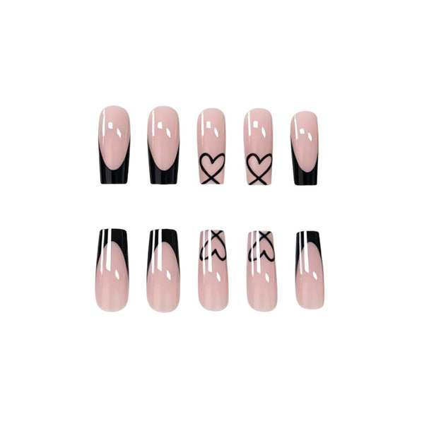 12 Sizes-24 Pcs Press On Nails AW485