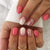 12 Sizes-24 Pcs Press On Nails W1017