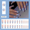 12 Sizes-24 Pcs Press On Nails W109
