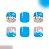 12 Sizes-24 Pcs Press On Nails C980