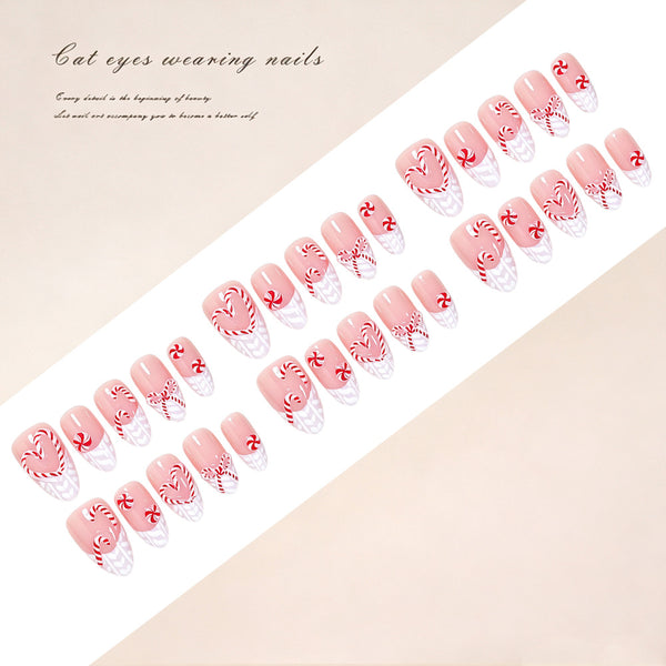 15 Sizes-30 Pcs Press On Nails R-ShengDan8