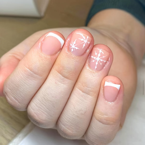 12 Sizes-24 Pcs Press On Nails C072