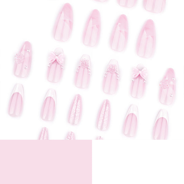 12 Sizes-24 Pcs Press On Nails JP3645
