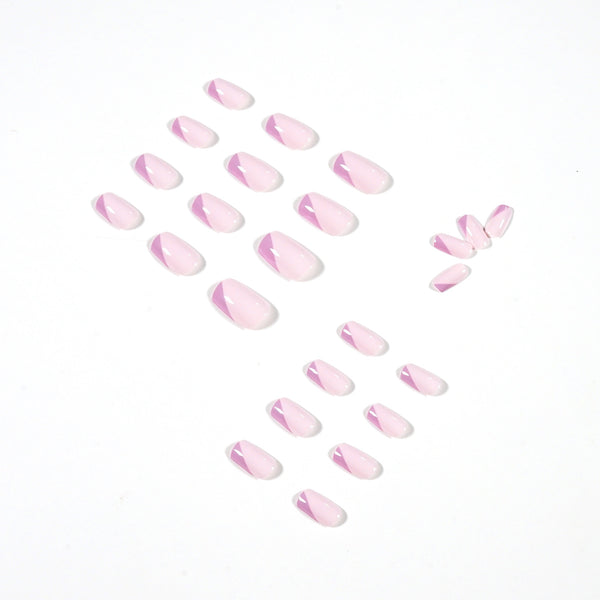 12 Sizes-24 Pcs Press On Nails 1092
