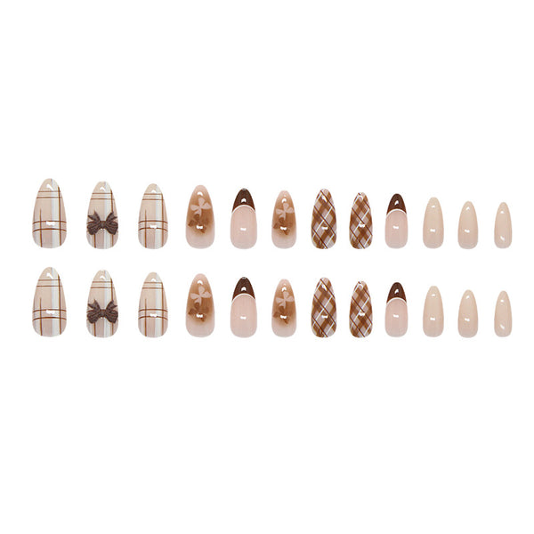 12 Sizes-24 Pcs Press On Nails Z994