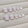 12 Sizes-24 Pcs Press On Nails F159
