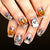 12 Sizes-24 Pcs Press On Nails C2019