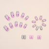 12 Sizes-24 Pcs Press On Nails W268