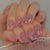 12 Sizes-24 Pcs Press On Nails W1021