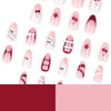12 Sizes-24 Pcs Press On Nails JP3289
