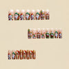 12 Sizes-24 Pcs Press On Nails Y1209