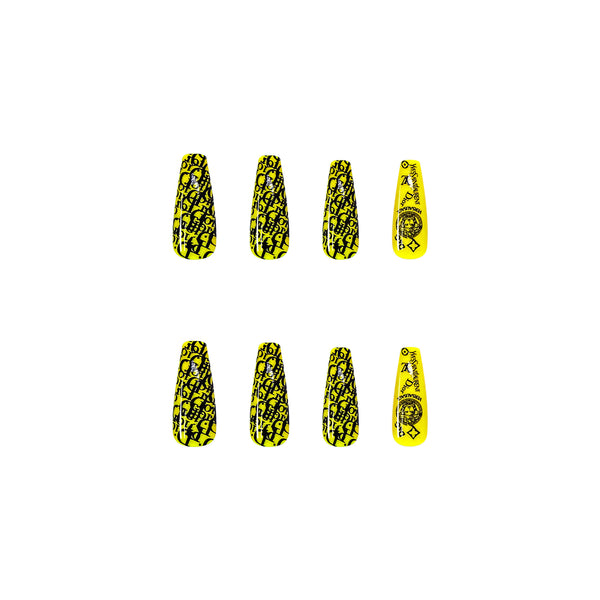 12 Sizes-24 Pcs Press On Nails Z181