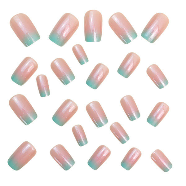 12 Sizes-24 Pcs Press On Nails Y924