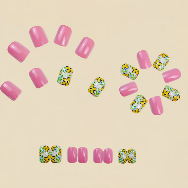 12 Sizes-24 Pcs Press On Nails Y781