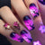12 Sizes-24 Pcs Press On Nails Q739