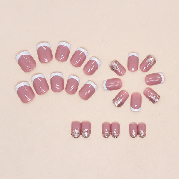 12 Sizes-24 Pcs Press On Nails W816