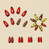 12 Sizes-24 Pcs Press On Nails Y271