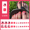 12 Sizes-24 Pcs Press On Nails C1070