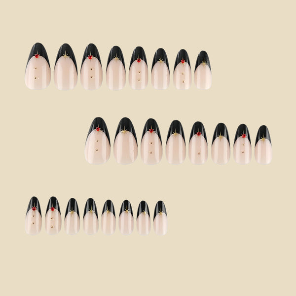 12 Sizes-24 Pcs Press On Nails y2095-z-24