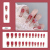 12 Sizes-24 Pcs Press On Nails Z041