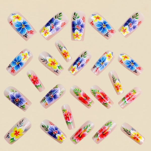 12 Sizes-24 Pcs Press On Nails y2088-24