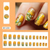 12 Sizes-24 Pcs Press On Nails W1288