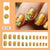 12 Sizes-24 Pcs Press On Nails W1288