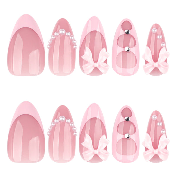 12 Sizes-24 Pcs Press On Nails JP4074